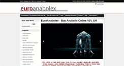 Desktop Screenshot of euroanabolex.com