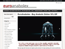 Tablet Screenshot of euroanabolex.com